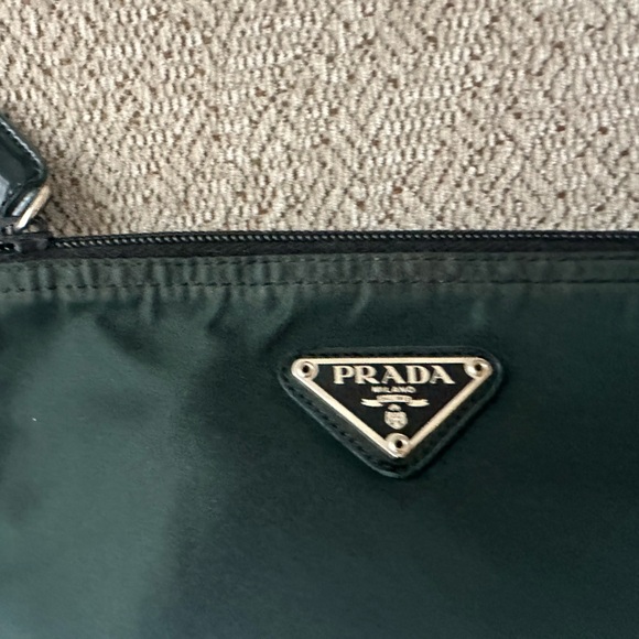 Prada Nylon Green Pouch - Picture 5 of 6